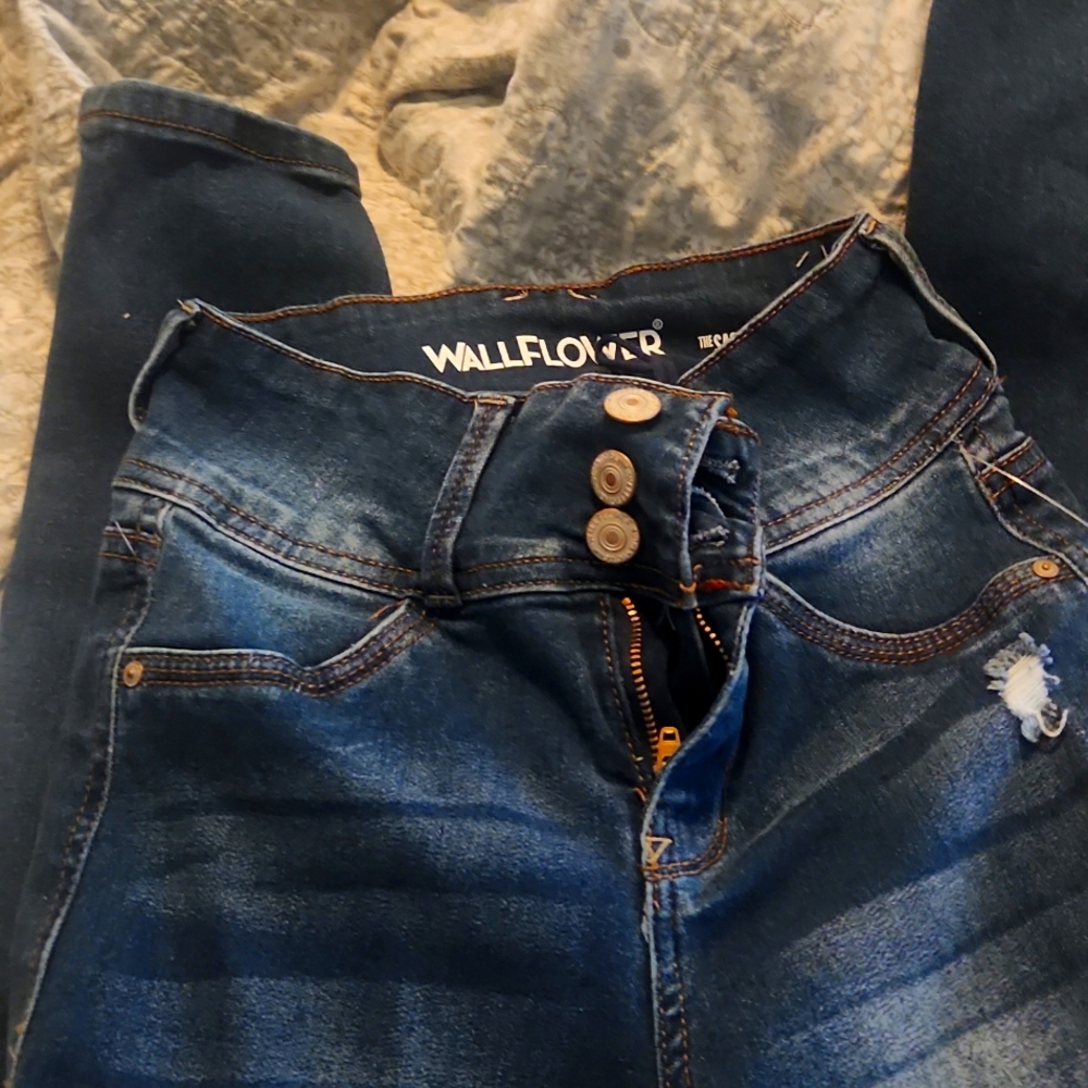 Highwaisted skinny jeans